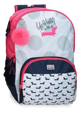 MOCHILA ESCOLAR DOBLE ROLL ROAD TECKEL ADAPTABLE CARRO 44CM | JOUMMA BAGS